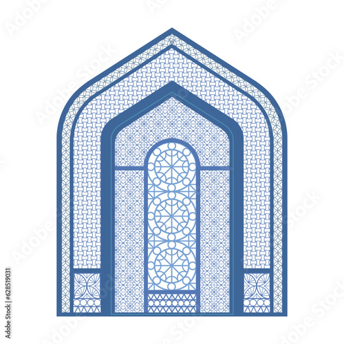 window of the mosque