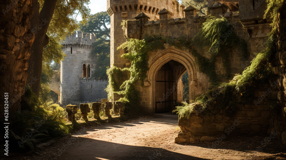 Obraz premium entrance_gate_of_the_castle