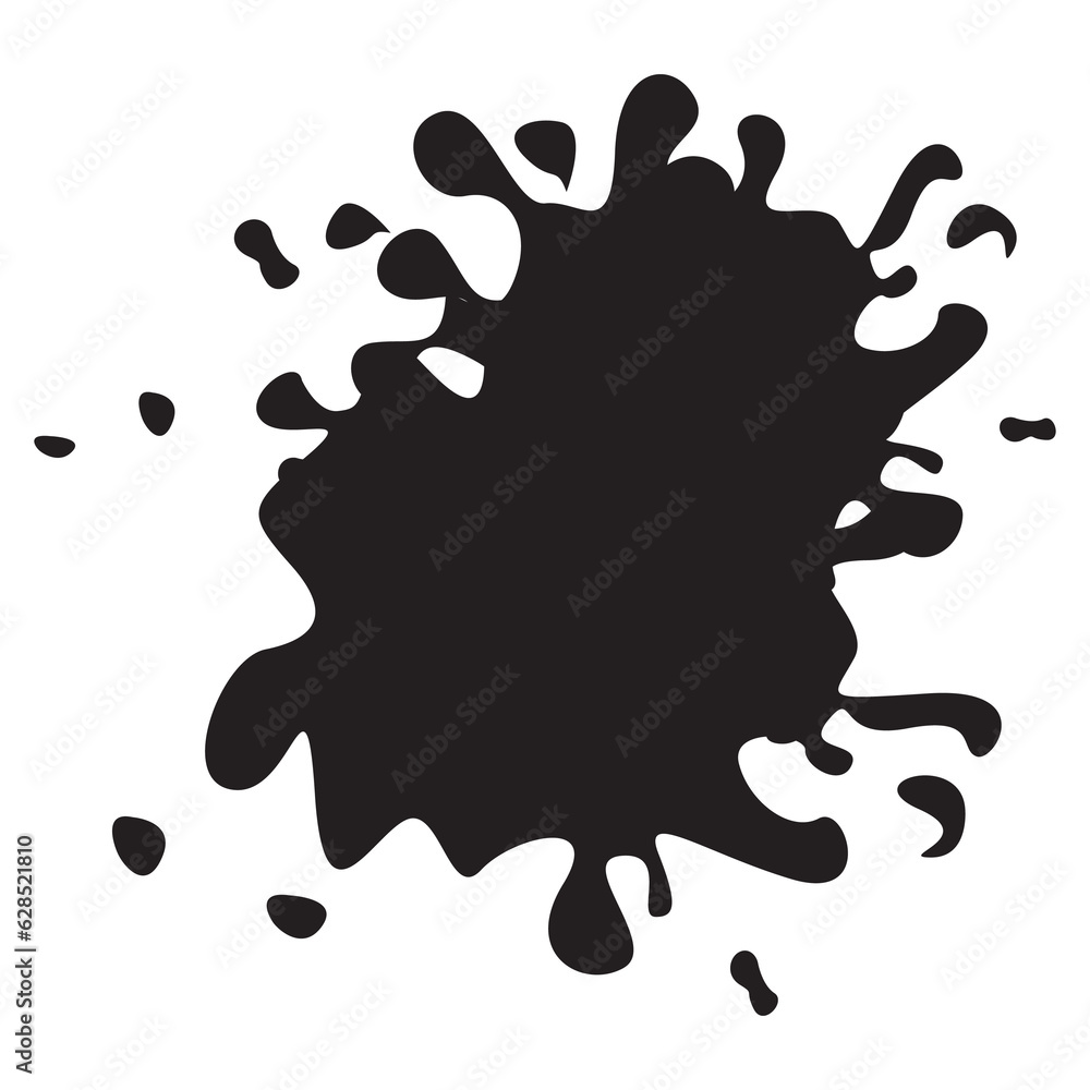 Abstract black Ink splash background grunge vector design Abstract black Ink splash background grunge vector design