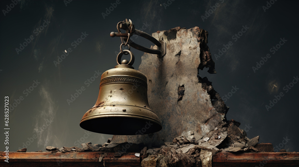 Fototapeta premium old_broken_bell