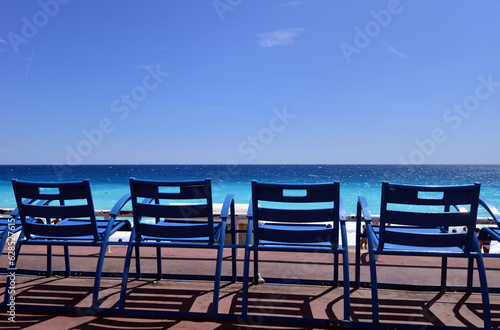 chairs by the sea