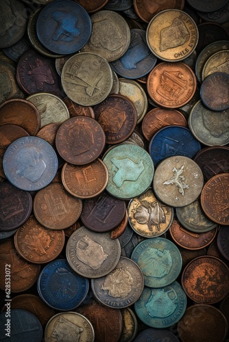 set of old coins
