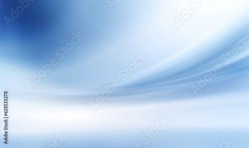 Beautiful abstract universal blurred blue background for presentation and design, Generative AI