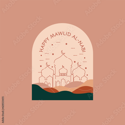 Mawlid Al-nabi Muhammad design template