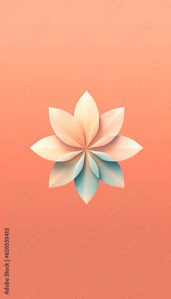 colorful abstract flower logo design