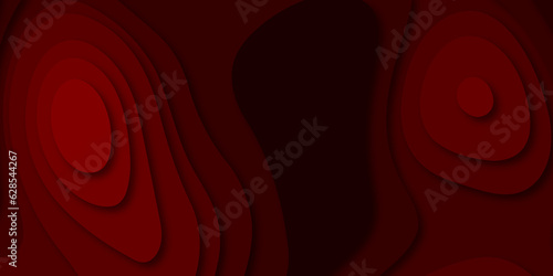 Abstract background red 3d papercut out background texture design. For web, wall paper, brochure and other pattern designs. abstract multilayer seamless background.