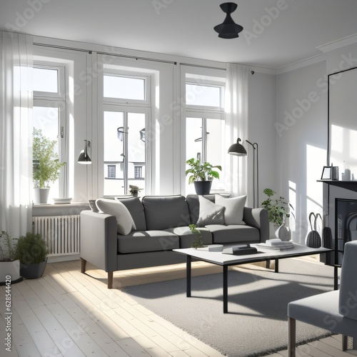 living room interior © Designosean