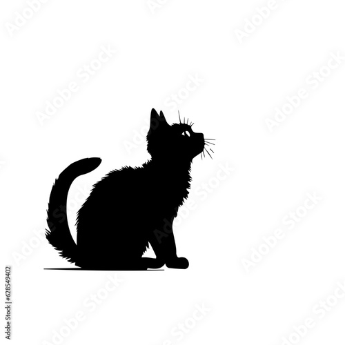 Young Sitting Cat