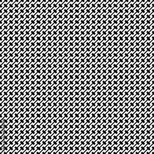 Seamless surface pattern design with ethnic embroidery ornament. Repeated black zipper lines wallpaper. Zigzag stripes. Jagged linear motif. Digital paper for page fills, web designing, textile print.