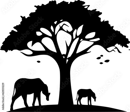 Africa - High Quality Vector Logo - Vector illustration ideal for T-shirt graphic