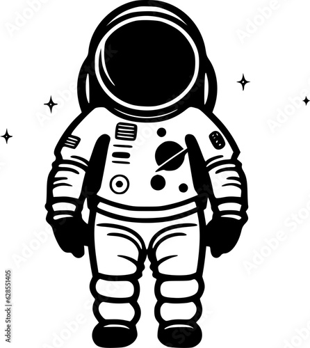Astronaut - High Quality Vector Logo - Vector illustration ideal for T-shirt graphic
