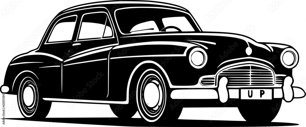 Car - High Quality Vector Logo - Vector illustration ideal for T-shirt graphic
