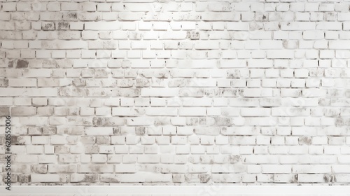 a white brick wall with black spots