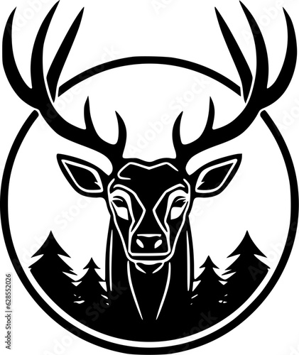 Dear - Minimalist and Flat Logo - Vector illustration