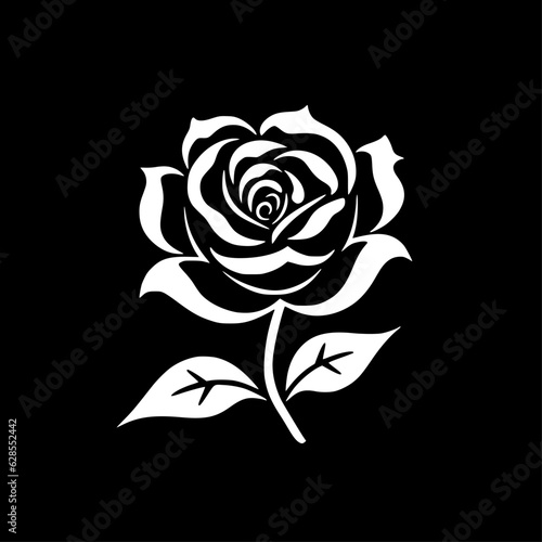 Wallpaper Mural Flower | Minimalist and Simple Silhouette - Vector illustration Torontodigital.ca