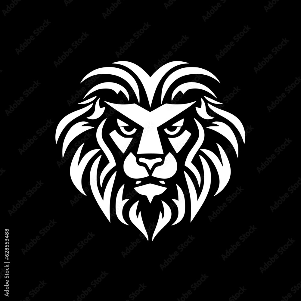 Lion | Minimalist and Simple Silhouette - Vector illustration