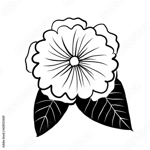Flower minimal illustration