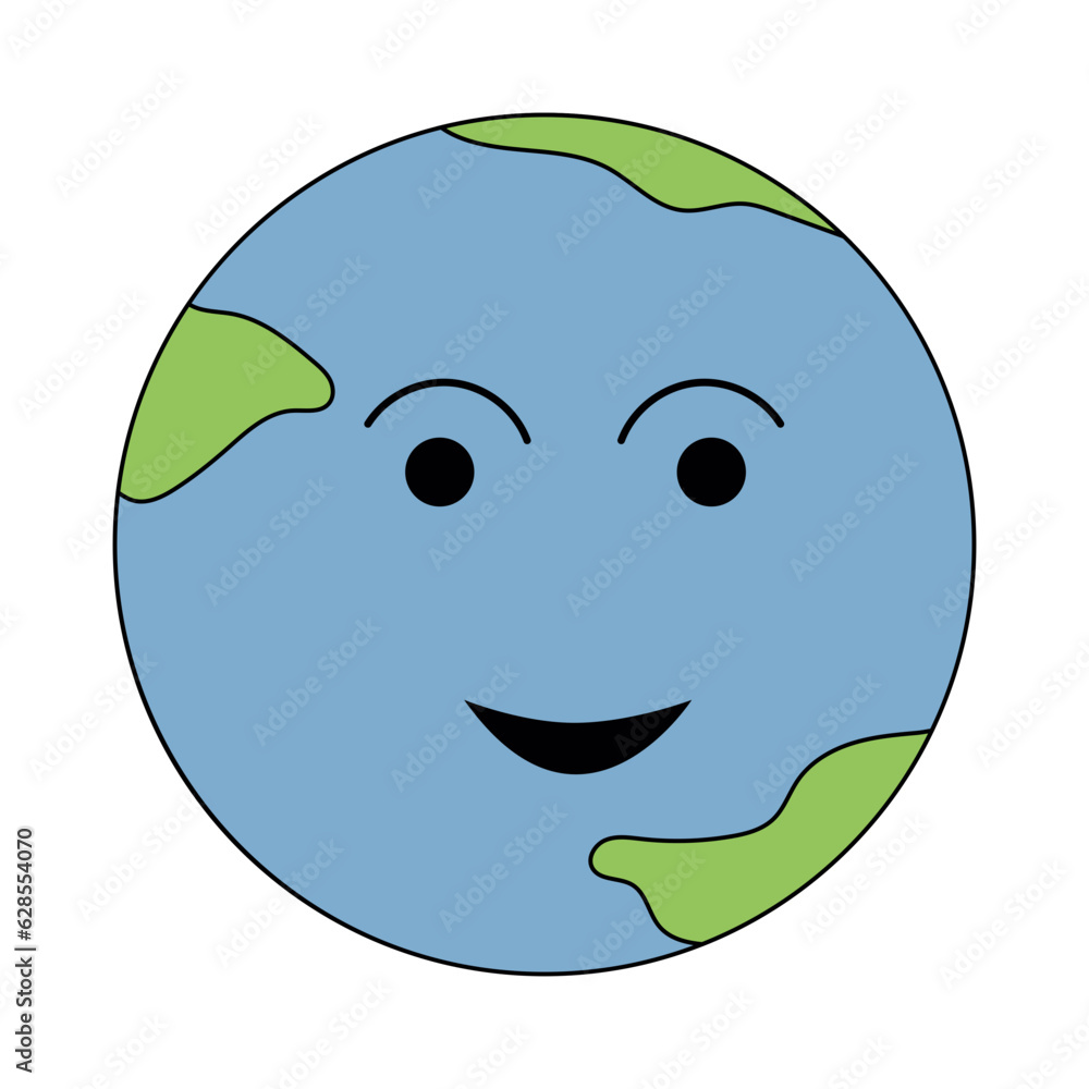 Fototapeta premium Emoji Face Sticker