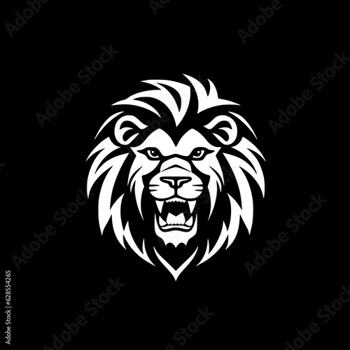 Wallpaper Mural Lion - Minimalist and Flat Logo - Vector illustration Torontodigital.ca