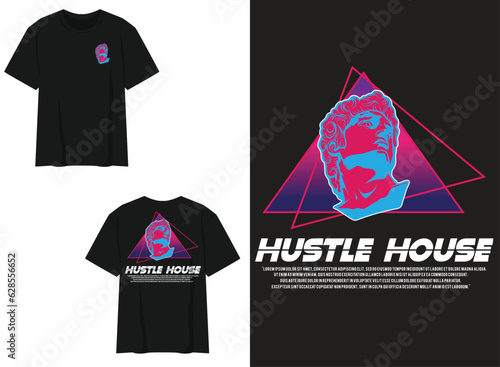 Hustle House Tshirt Streetwear Design