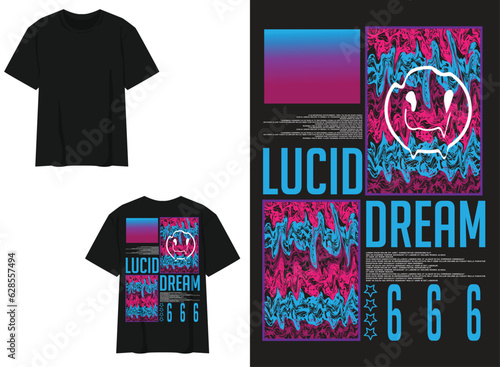 Lucid Drean Tshirt Streetwear Design photo