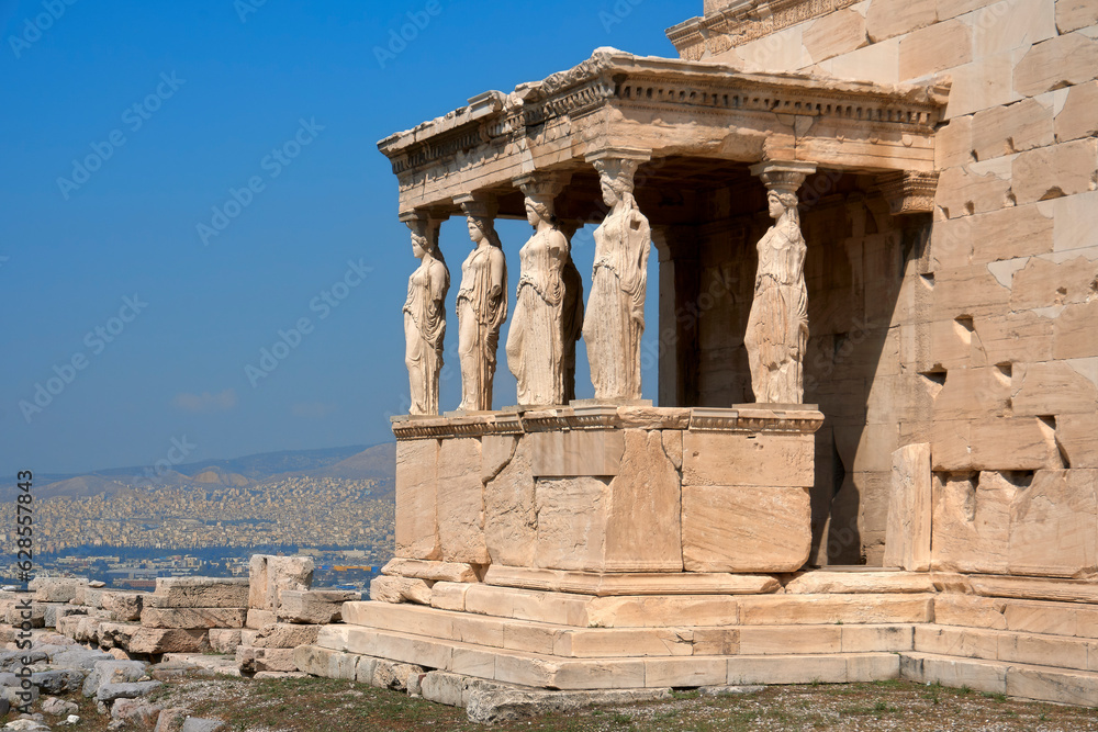 Cariatydes of the Akropolis in Athens