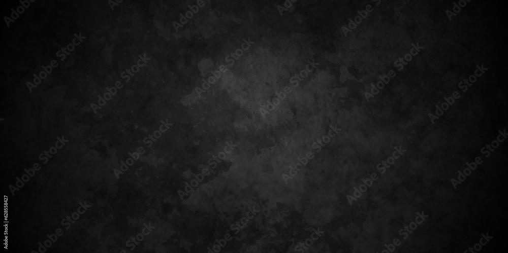 Abstract modern dark black backdrop concrete wall, Texture of grungy black concrete wall background. dark concrete floor or old grunge background. black concrete wall, grunge stone texture bakground.