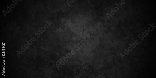 Abstract modern dark black backdrop concrete wall, Texture of grungy black concrete wall background. dark concrete floor or old grunge background. black concrete wall, grunge stone texture bakground. © MdLothfor