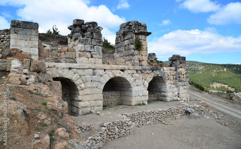 Kibyra Ancient City, located in Burdur, Turkey, is an important ancient settlement.