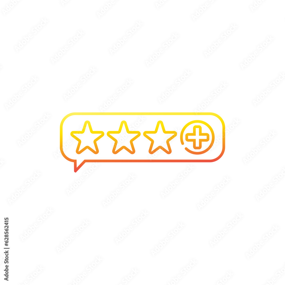 Customer reviews line icon, Feedback rating feedback symbol UI UX GUI design element. Customer reviews line icon, Feedback rating feedback symbol UI UX GUI design element.