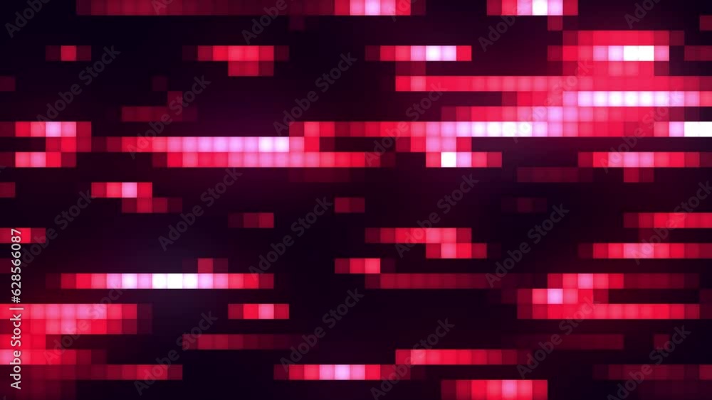 Animated horizontally line background. Moving horizontally glowing ...