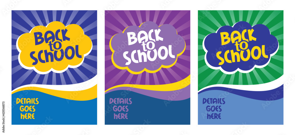 Back to School Design for Cover,poster,flyer, Invitation card and many more purposes. 