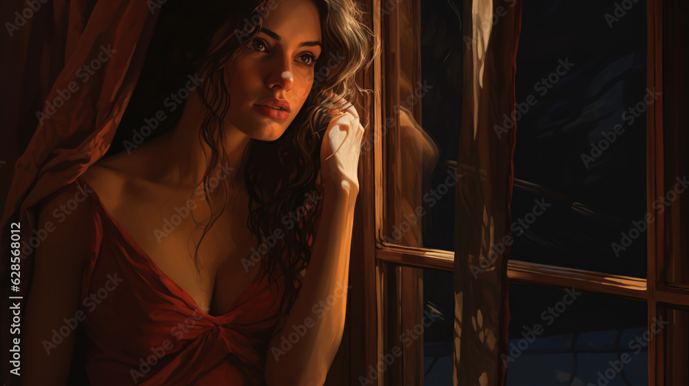 the_lady_looks_throught_the_window the_lady_looks_throught_the_window