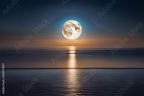 moon over water