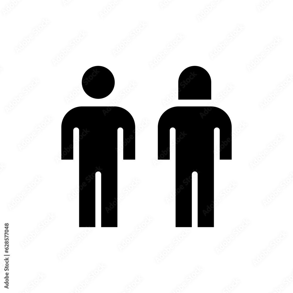 Toilet sign icon Toilet sign icon
