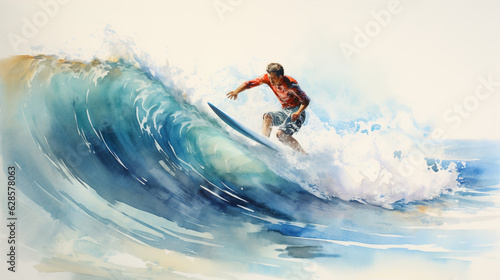surfing the waves © Viktor