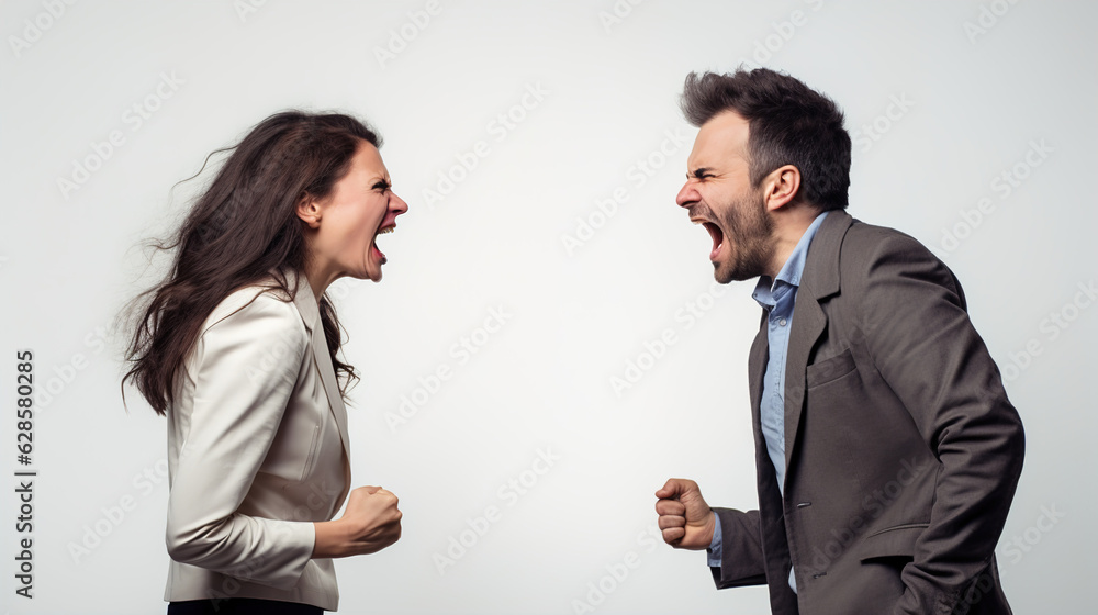woman_and_a_man_are_shouting_at_each_other woman_and_a_man_are_shouting_at_each_other