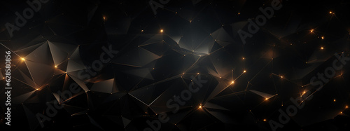 Abstract futuristic dark wallpaper. Technology, digital data concept. AI