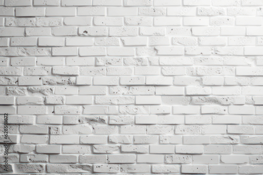 Obraz premium Background, texture, white brick wall. Background for the site. AI generative.