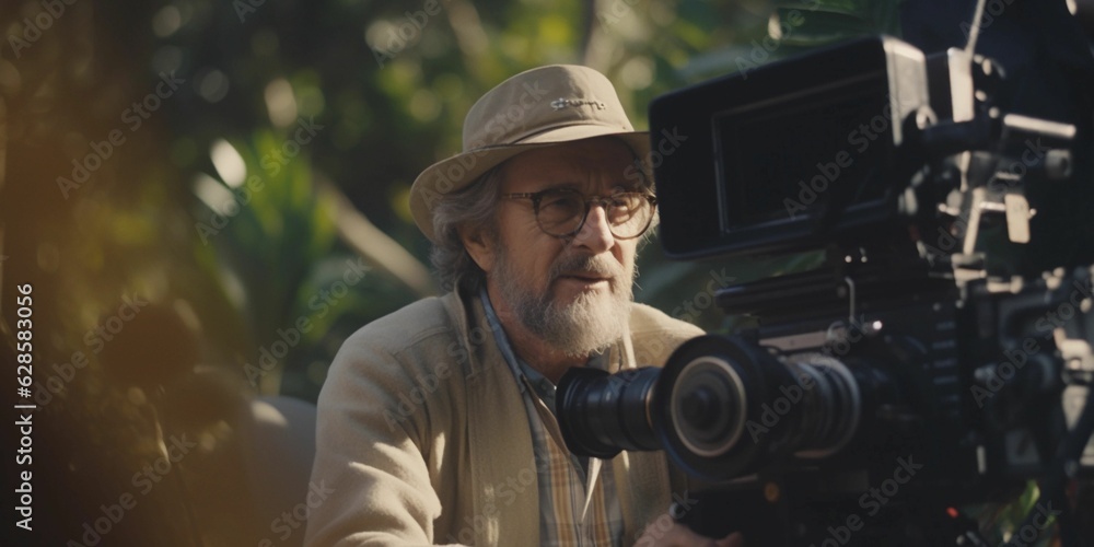 an older man with glasses holding up a camera in front of him an older man with glasses holding up a camera in front of him