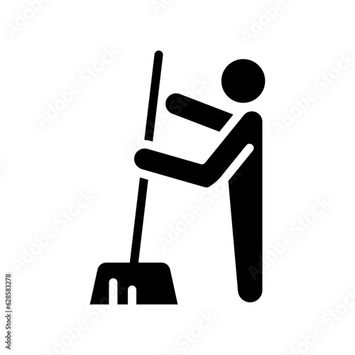 Sweeping icon