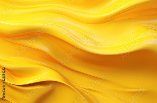abstract yellow and orange background with wavy waves