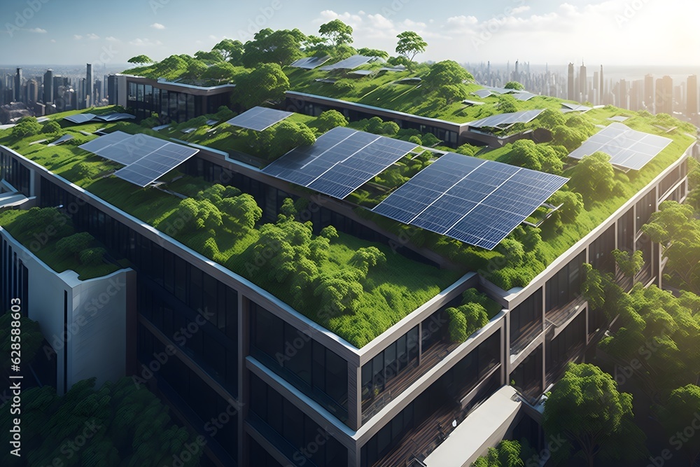 Sustainable Urban Architecture: Explore green rooftops and integrated ...