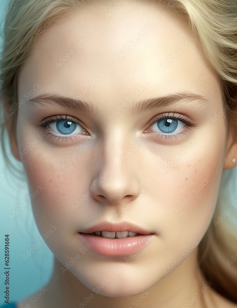 close up portrait of a woman close up portrait of a woman