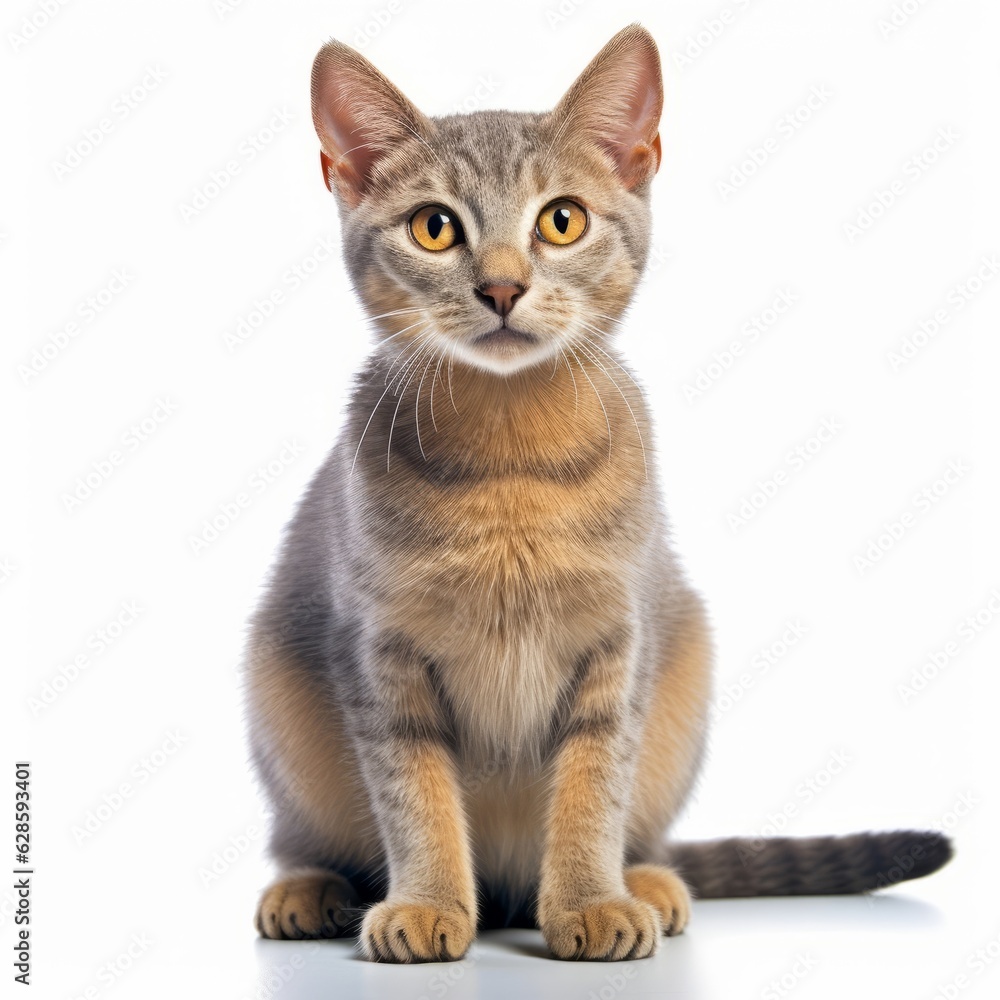 a cat is sitting in front of a white background a cat is sitting in front of a white background