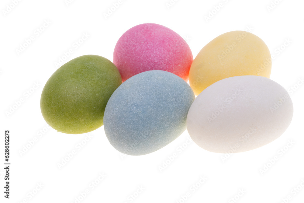 colored dragee with almonds isolated colored dragee with almonds isolated