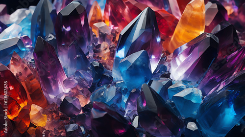 Bright Colored Crystals Wallpaper