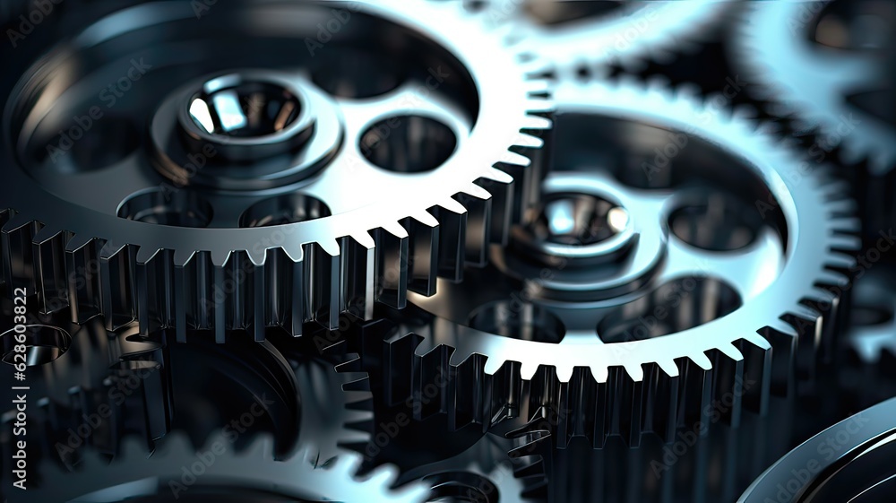 Engine gear wheels industrial background. Engine gear wheels industrial background.