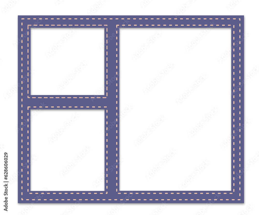 photo frame with stich design for scrapbooking photo frame with stich design for scrapbooking