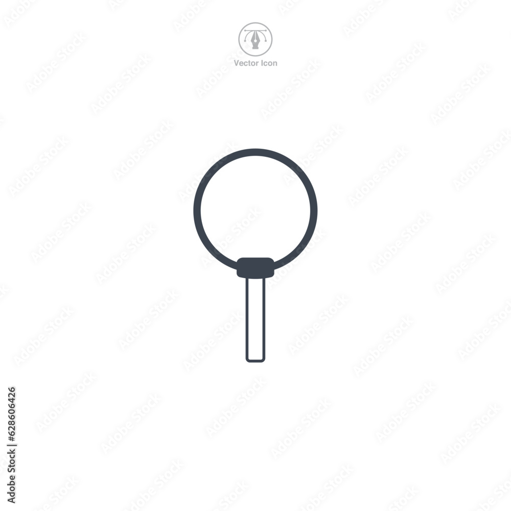 Auction Paddle icon symbol vector illustration isolated on white background Auction Paddle icon symbol vector illustration isolated on white background